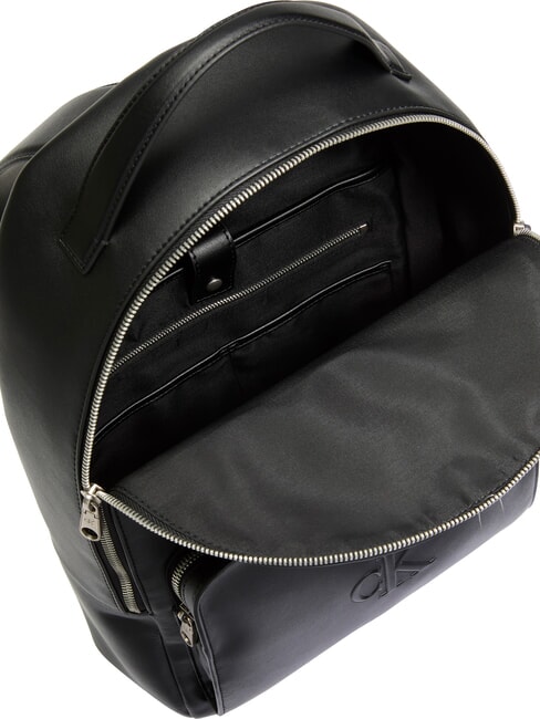 CKJ SCULPTED IMPRESS Rucsac cu buzunar pentru laptop de 14" pe negru - Rucsacuri pentru școală și timp liber