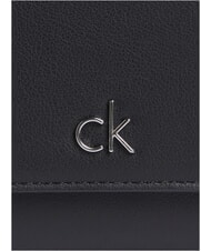CALVIN KLEIN CK RE-LOCK Portofel mediu pe negru - Portofele femei - 3
