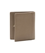 CALVIN KLEIN CK LEATHER Portofel vertical din piele gri-maro - Portofele bărbați - 3