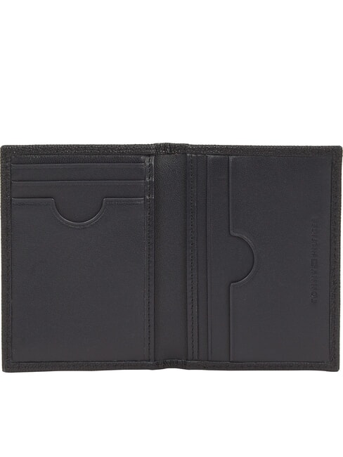 TH FLAG  Portofel vertical din piele albastru spațial/negru - Portofele bărbați