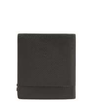TOMMY HILFIGER TH FOUNDATION Portofel din piele negru - Portofele bărbați - 3