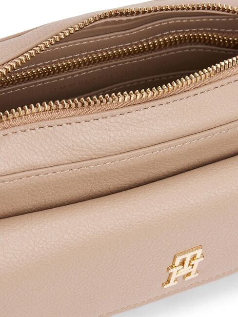 TH DISTINCT  Geantă de umăr mini taupe de coastă - Genți femei