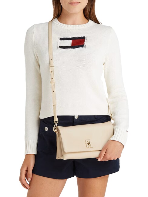 TH MODERN  Geantă de umăr bej clasic - Genți femei