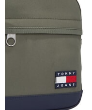 TOMMY HILFIGER TJM ESS DAILY Pungă verde coton - Genți de umăr bărbați - 3