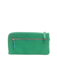 PIQUADRO CAMPIONARIO -  BLUE SQUARE Clutch din piele cu manșetă pătrat verde/albastru - Genți femei - 3