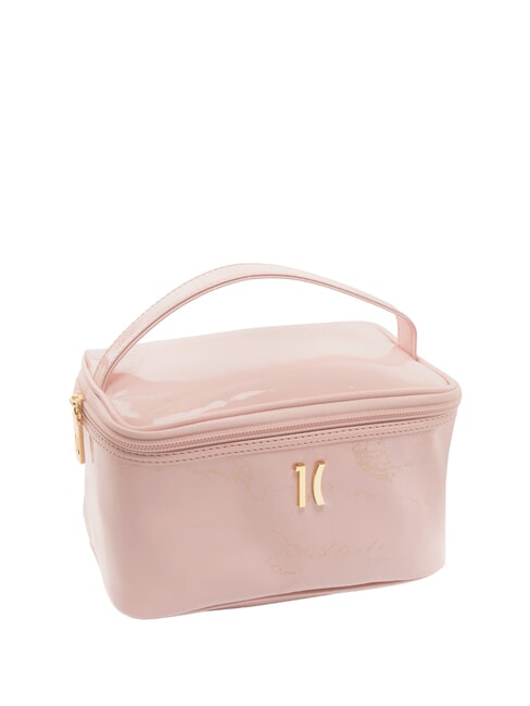 GEO Trusă de cosmetică lucioasă cu mâner pudra - Truse de toaletă