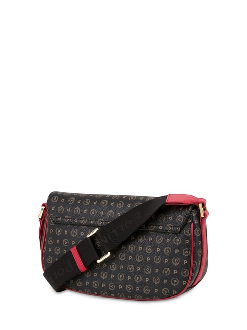 HERITAGE Geantă de umăr lac negru - Genți femei