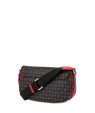 POLLINI HERITAGE Geantă de umăr lac negru - Genți femei - 3