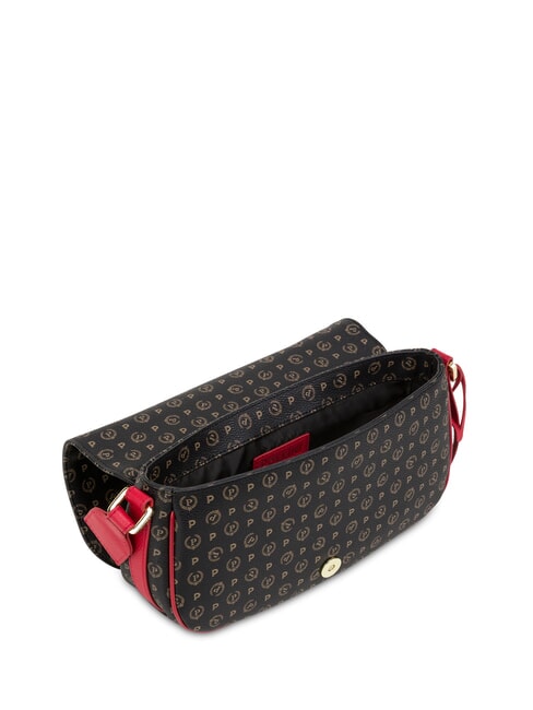 HERITAGE Geantă de umăr lac negru - Genți femei