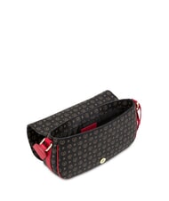 POLLINI HERITAGE Geantă de umăr lac negru - Genți femei - 4