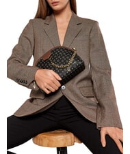 POLLINI HERITAGE  Mini geanta de umar negru maro - Genți femei - 5