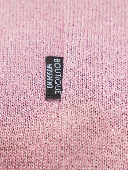 CUORE Căciulă tricotată cu lurex Trandafir - Căciuli