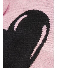 MOSCHINO CUORE Căciulă tricotată cu lurex Trandafir - Căciuli - 4