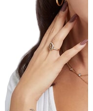 GUESS LIFE IN 4G Inel cu logo si cristale aur galben - Inele - 3