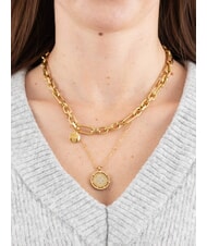 GUESS ALL OF US Colier cu două șiraguri și pandantive - Lănțișoare