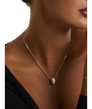 GUESS ROLLING HEARTS Colier cu pandantiv din zirconiu - Lănțișoare