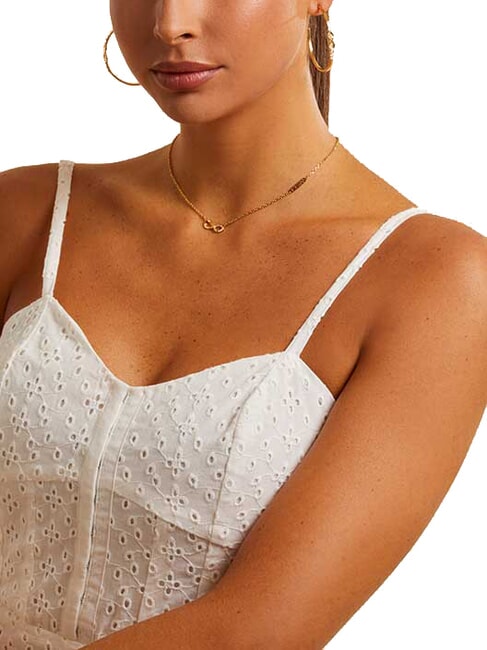 ENDLESS DREAM Colier cu pandantiv Infinity și zirconiu aur galben - Lănțișoare