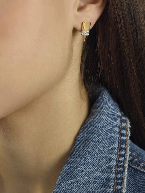 I MELT FOR YOU Cercei cu înghețată și cristale silv / aur - Cercei