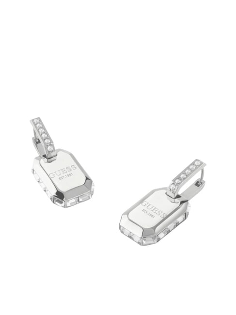 HASHTAG Cercei cu pandantiv și logo SILVER - Cercei