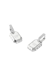 GUESS HASHTAG Cercei cu pandantiv și logo SILVER - Cercei - 3