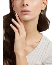 GUESS 4G LOOP Cercei cu pandantiv cu logo 4G - Cercei