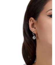 GUESS LIFE IN 4G Cercei rotunzi cu farmec 4G SILVER - Cercei - 2