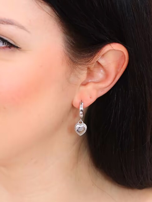 FINE HEART Cercei cu pandantiv SILVER - Cercei