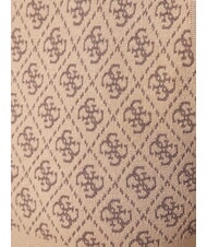 GUESS RN LISE 4G Maiou cu guler fals cafea și travertin - tricou - 5