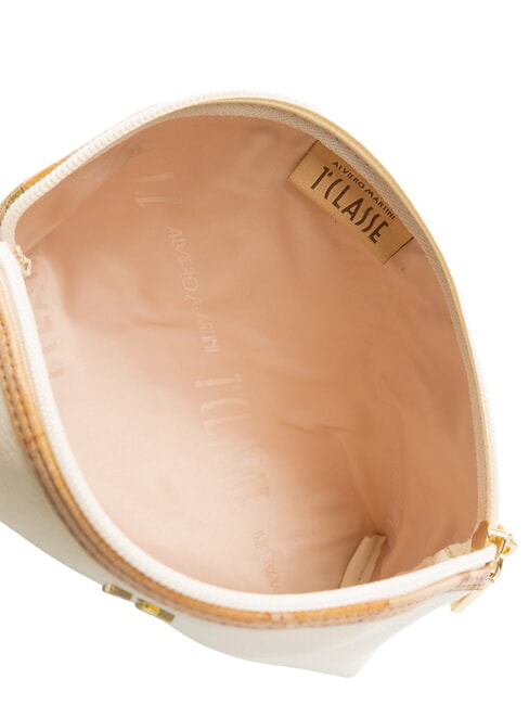 GEO Frumusețe rotunjită cu logo bumbac alb - Truse de toaletă