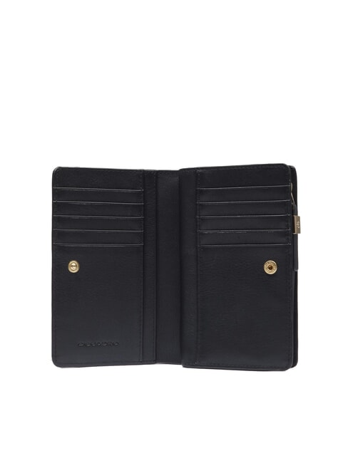 CIRCLE Portofel mediu din piele negru - Portofele femei