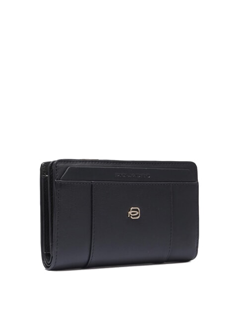 CIRCLE Portofel mediu din piele negru - Portofele femei