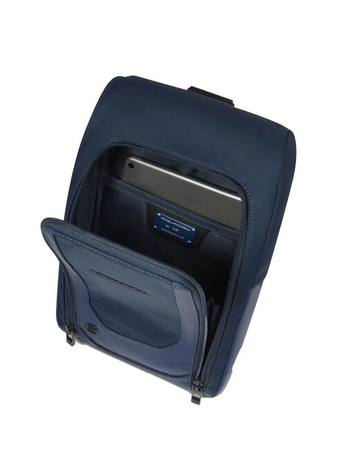 S140 Rucsac pentru iPad cu un singur umăr, din material reciclat albastru - Rucsacuri pentru laptop