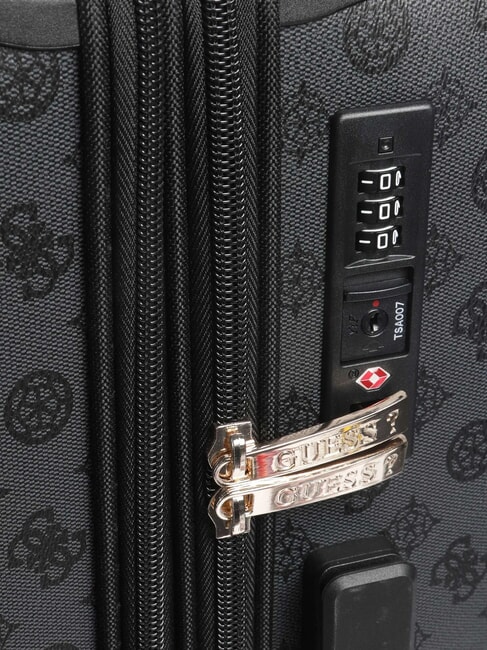 WILDER 22  Cărucior mediu, extensibil gri închis - Trolere rigide