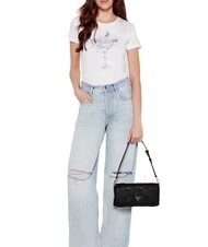 GUESS MAYLEE  Geantă de umăr, cu curea de umăr BLACK - Genți femei - 5