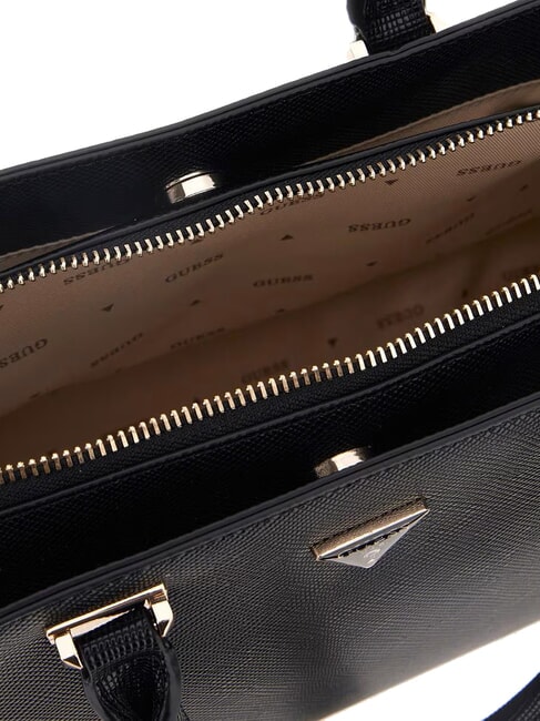 ROSALBA  Geantă de mână, cu curea de umăr BLACK - Genți femei