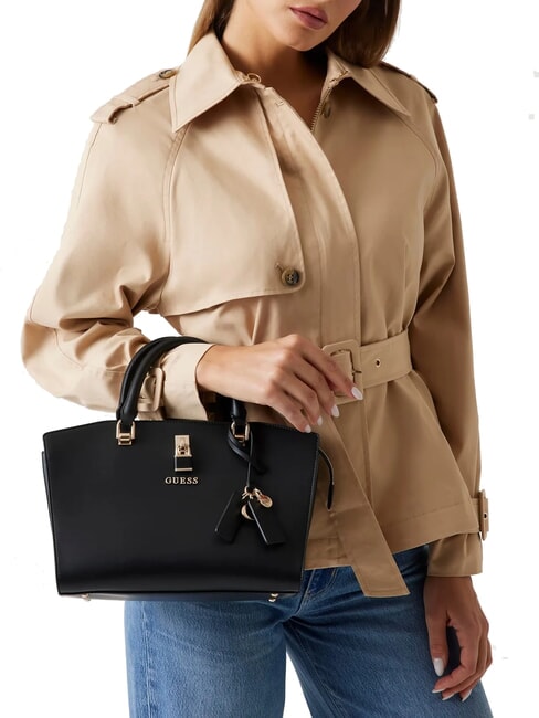 QUEENSLAND Geantă de mână, cu curea de umăr BLACK - Genți femei