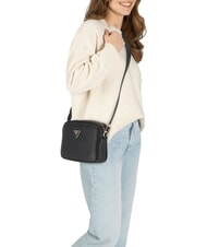 GUESS MERIDIAN 2  Geantă de umăr BLACK - Genți femei - 5