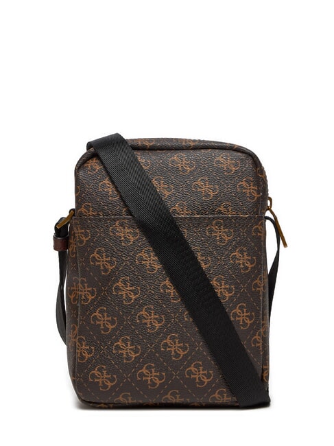 MILANO Geanta de umar maro/ocru - Genți de umăr bărbați