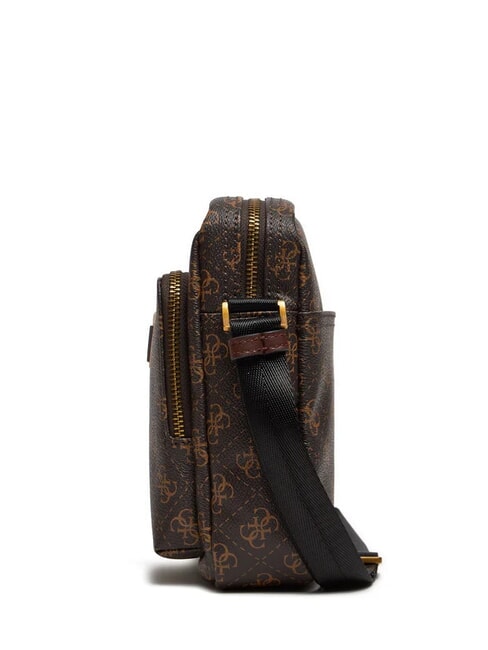 MILANO Geanta de umar maro/ocru - Genți de umăr bărbați