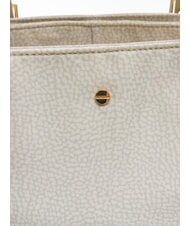 BORBONESE L'ECOLE NYLON Shopper de umar, cu curea de umar kaki - Genți femei - 3