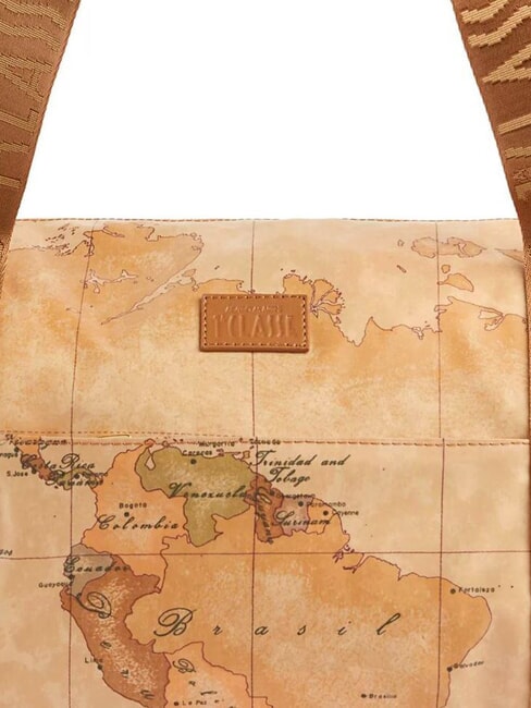 GEO CLASSIC Geantă de weekend cu curea de umăr NATURAL - Genți de voiaj