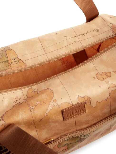 GEO CLASSIC Geantă de weekend cu curea de umăr NATURAL - Genți de voiaj