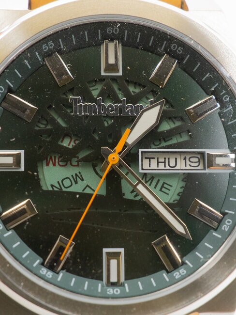 CANFIELD Ceas cu dată maro deschis - Ceasuri