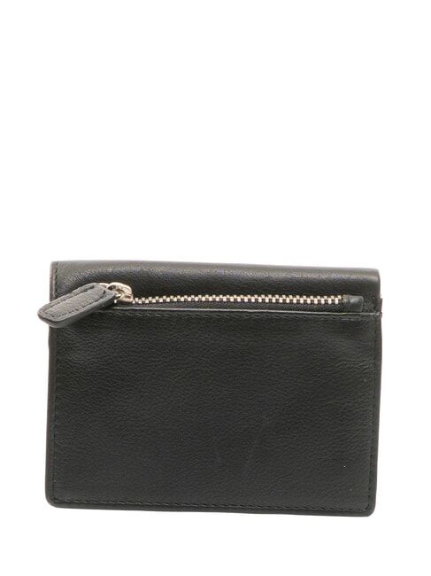 SNAP  Portofel din piele negru/bleumarin - Portofele bărbați