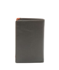 SPALDING STRIPE  Portofel vertical din piele maro/portocaliu - Portofele bărbați - 3