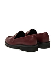 GUESS SHUTTLE3 Mocasin din piele RED - Pantofi femei - 4