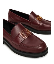 GUESS SHUTTLE3 Mocasin din piele RED - Pantofi femei - 5