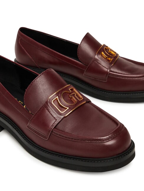 SHUTTLE3 Mocasin din piele RED - Pantofi femei