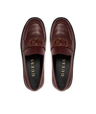 GUESS SHUTTLE3 Mocasin din piele RED - Pantofi femei - 3