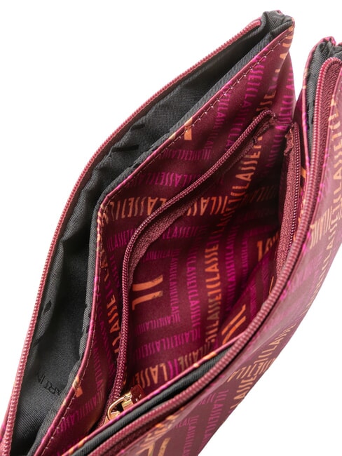 GEO Pochetă medie cu 3 buzunare ciclamă - Genți femei